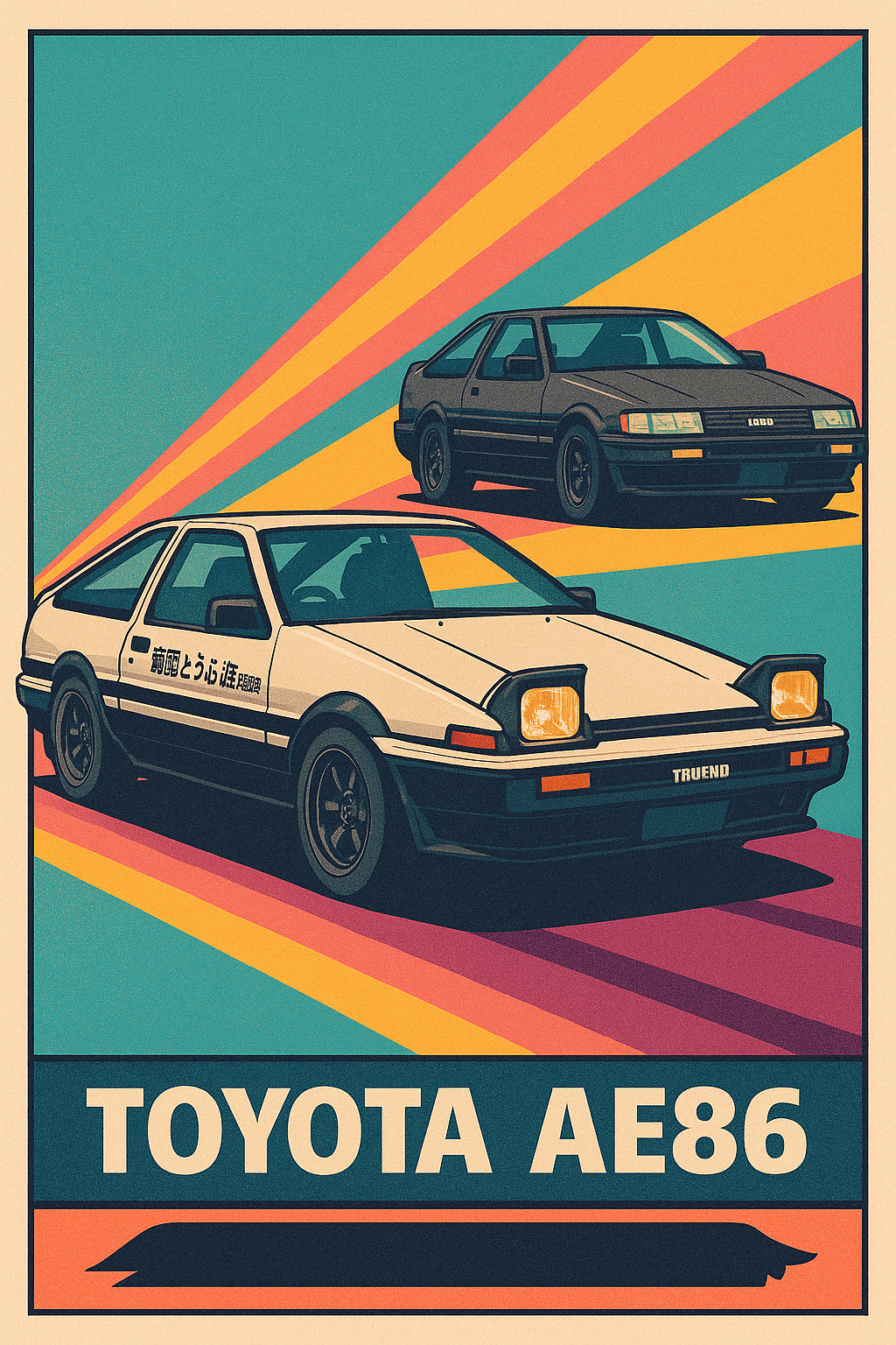 Toyota AE86 sample card
